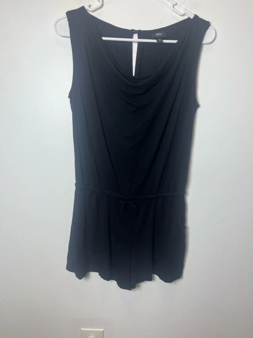 Mossimo Supply Co. Black Sleeveless Romper - Picture 2 of 9